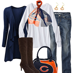 Chicago Bears Inspired Fall Fashion