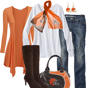 Cleveland Browns Inspired Fall Fashion