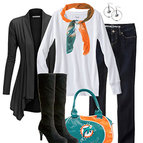 Miami Dolphins Inspired Fall Fashion