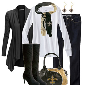 New Orleans Saints Inspired Fall Fashion