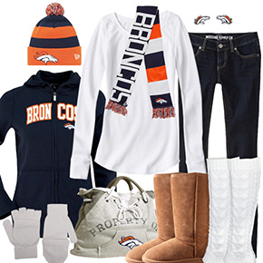 Denver Broncos Inspired Winter Fashion