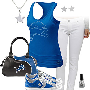 Detroit Lions Outfit With Converse