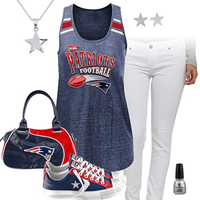 New England Patriots Outfit With Converse