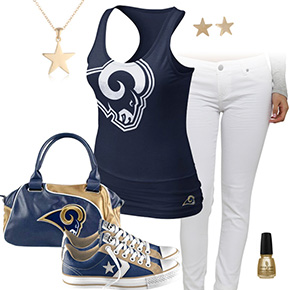 St. Louis Rams Outfit With Converse
