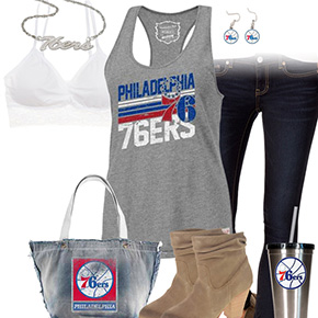 Philadelphia 76ers Tank Top Outfit