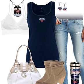 New Orleans Pelicans Tank Top Outfit