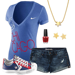 Chicago Cubs Outfit With Converse