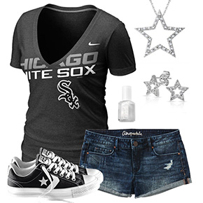 Chicago White Sox Outfit With Converse