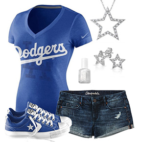 Los Angeles Dodgers Outfit With Converse