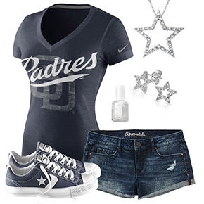 San Diego Padres Outfit With Converse