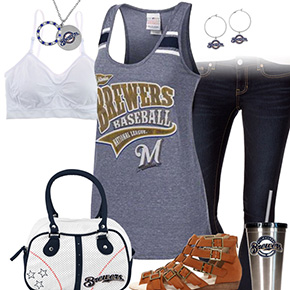 Milwaukee Brewers Tank Top Outfit
