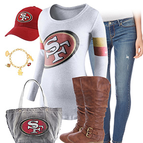 San Francisco 49ers Inspired Outfit