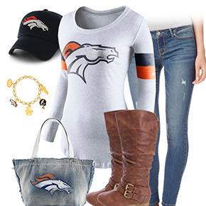 Denver Broncos Inspired Outfit