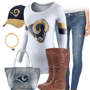 St. Louis Rams Inspired Outfit