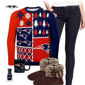 New England Patriots Sweater Outfit