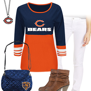 Cute Chicago Bears Kickoff Outfit