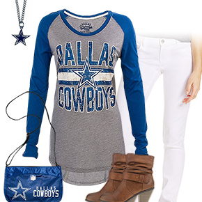 Cute Dallas Cowboys Kickoff Outfit