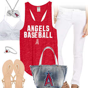 Los Angeles Angels Tank Top Outfit