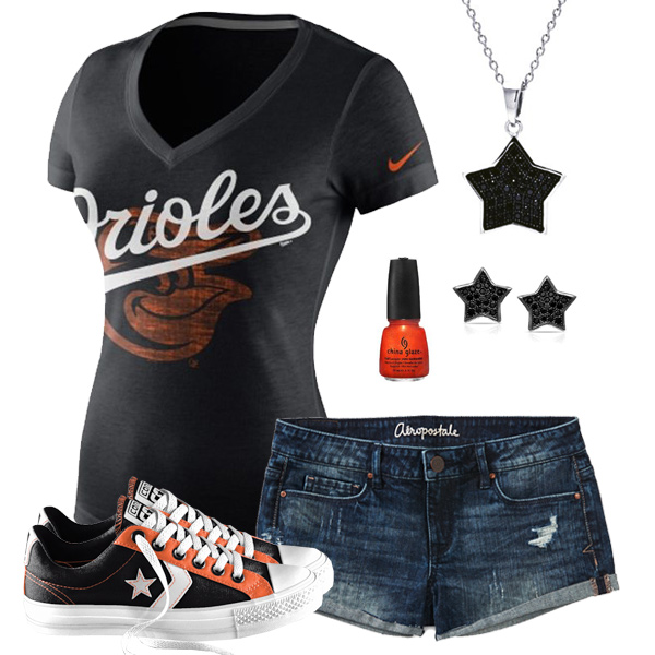 Baltimore Orioles Outfit With Converse