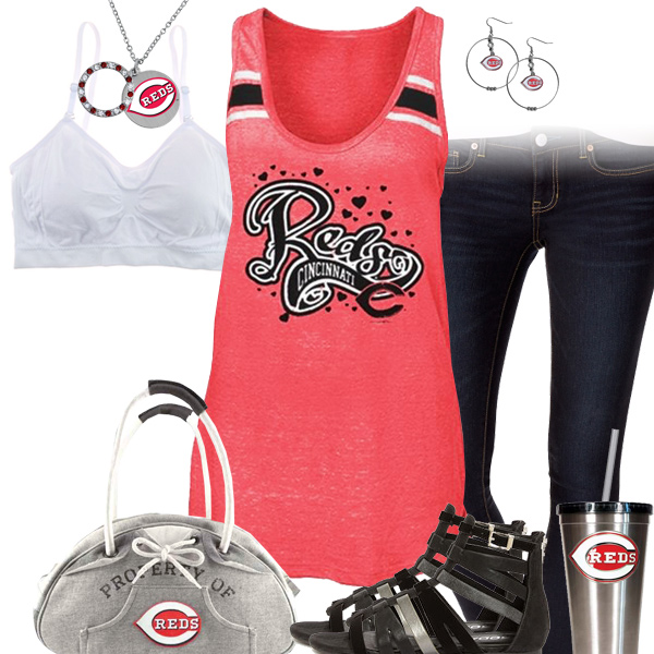 Cincinnati Reds Tank Top Outfit