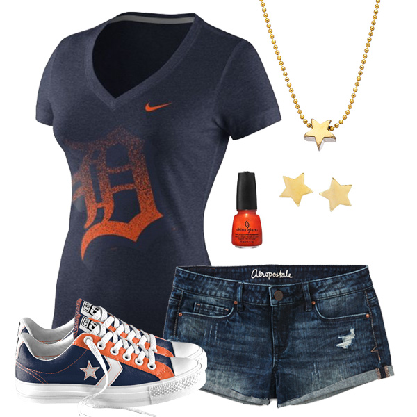 Detroit Tigers Outfit With Converse