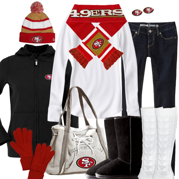 San Francisco 49ers Inspired Winter Fashion