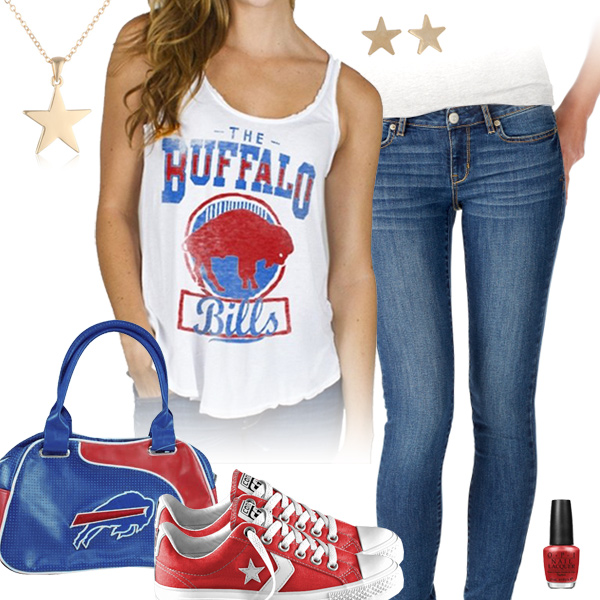 Buffalo Bills Outfit With Converse
