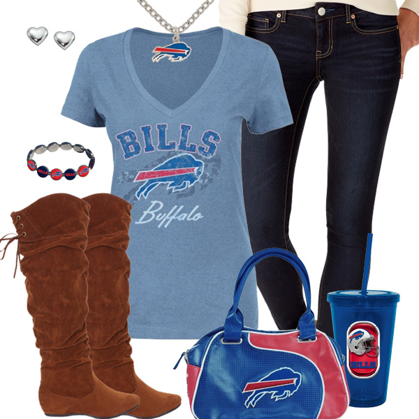 Cute Buffalo Bills Fan Outfit