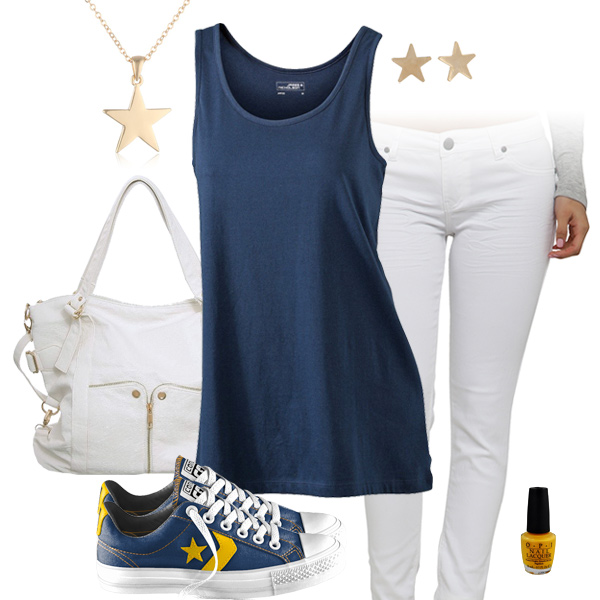 San Diego Chargers Outfit With Converse