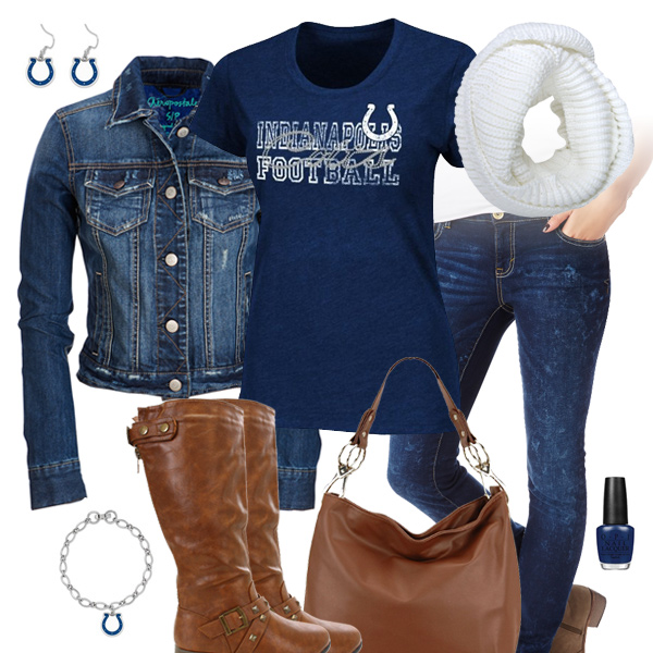 Indianapolis Colts Jean Jacket Outfit
