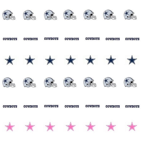 Dallas Cowboys Nail Stickers