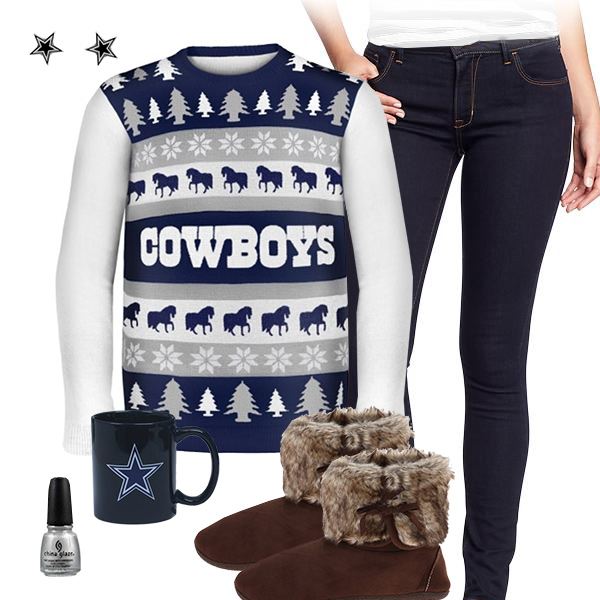 Dallas Cowboys Sweater Outfit
