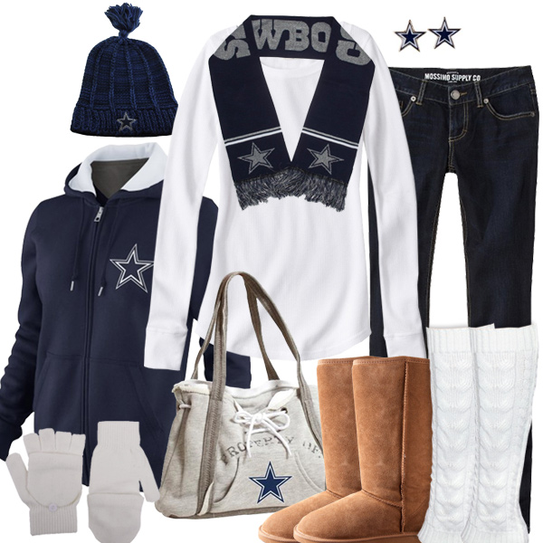 Dallas Cowboys Inspired Winter Fashion