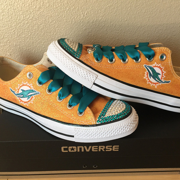 Miami Dolphins Converse Sneakers