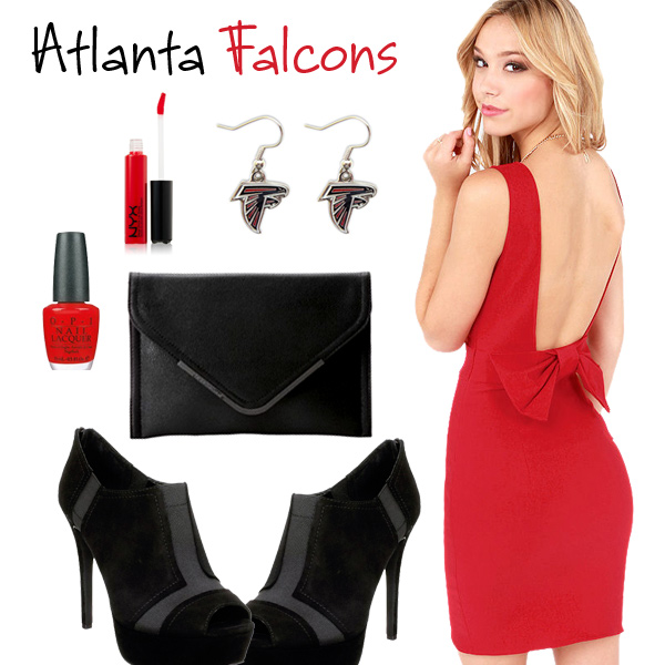 Atlanta Falcons Inspired Date Look