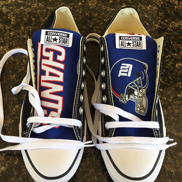 New York Giants Converse Sneakers