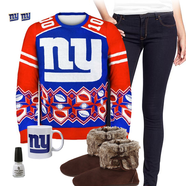 New York Giants Sweater Outfit