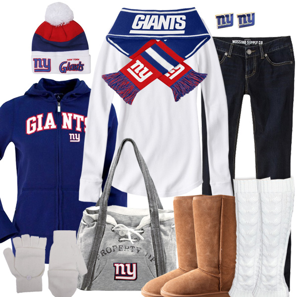 New York Giants Inspired Winter Fashion