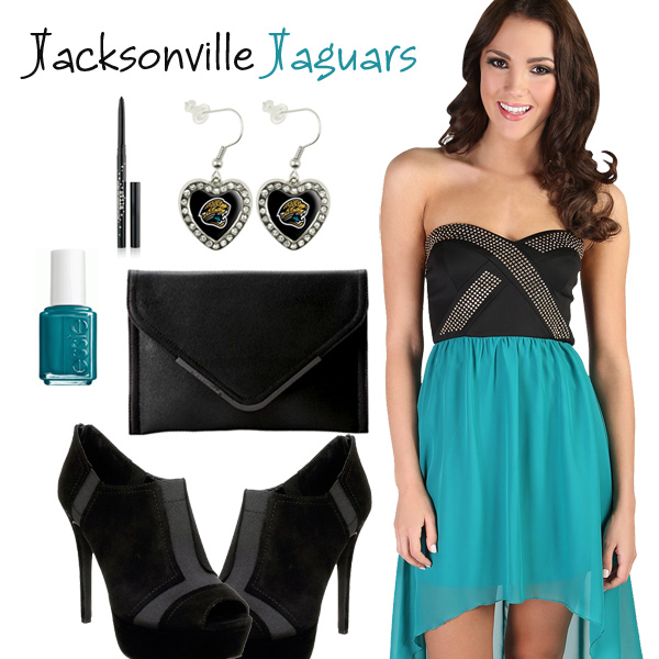 Jacksonville Jaguars Inspired Date Look