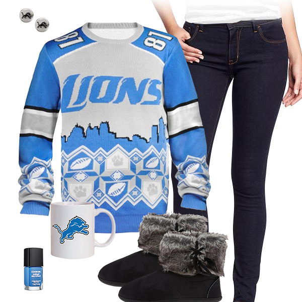 Detroit Lions Sweater Outfit
