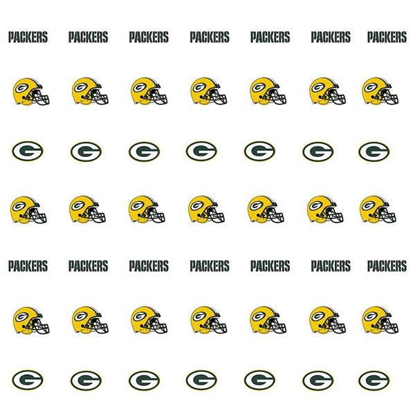 Green Bay Packers Nail Stickers