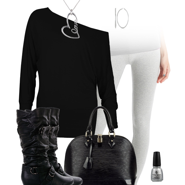 Oakland Raiders Inspired Leggings Outfit