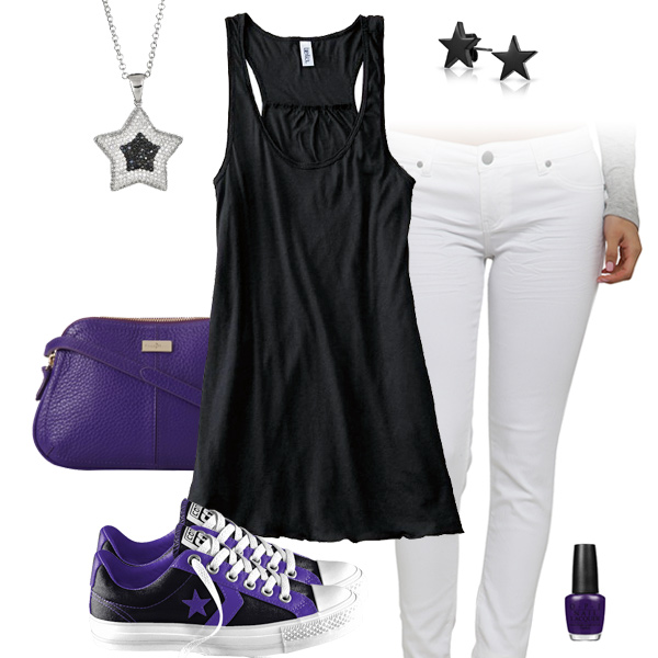 Baltimore Ravens Outfit With Converse