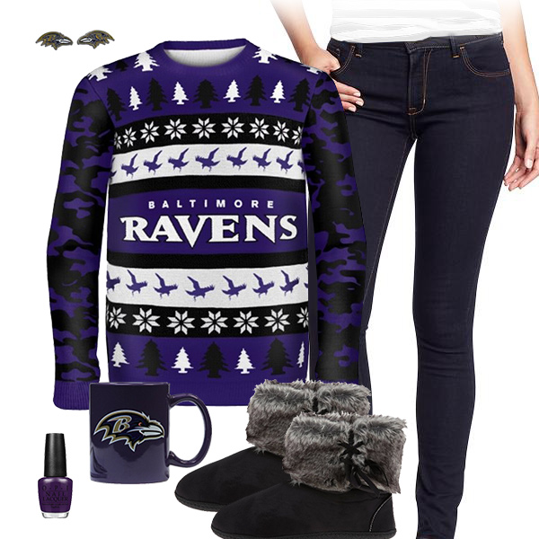 Baltimore Ravens Sweater Outfit