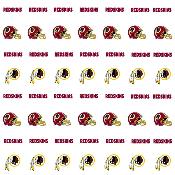 Washington Redskins Nail Stickers