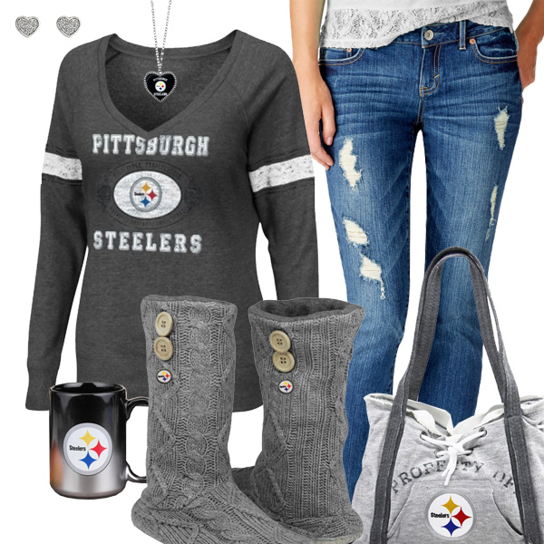 Cute Steelers Fan Outfit