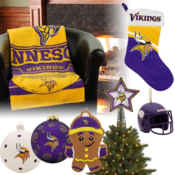 Minnesota Vikings Christmas Ornaments