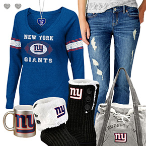 Cute New York Giants Fan Outfit