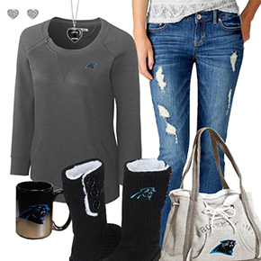 Cute Panthers Fan Outfit