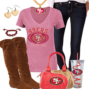 Cute San Francisco 49ers Fan Outfit